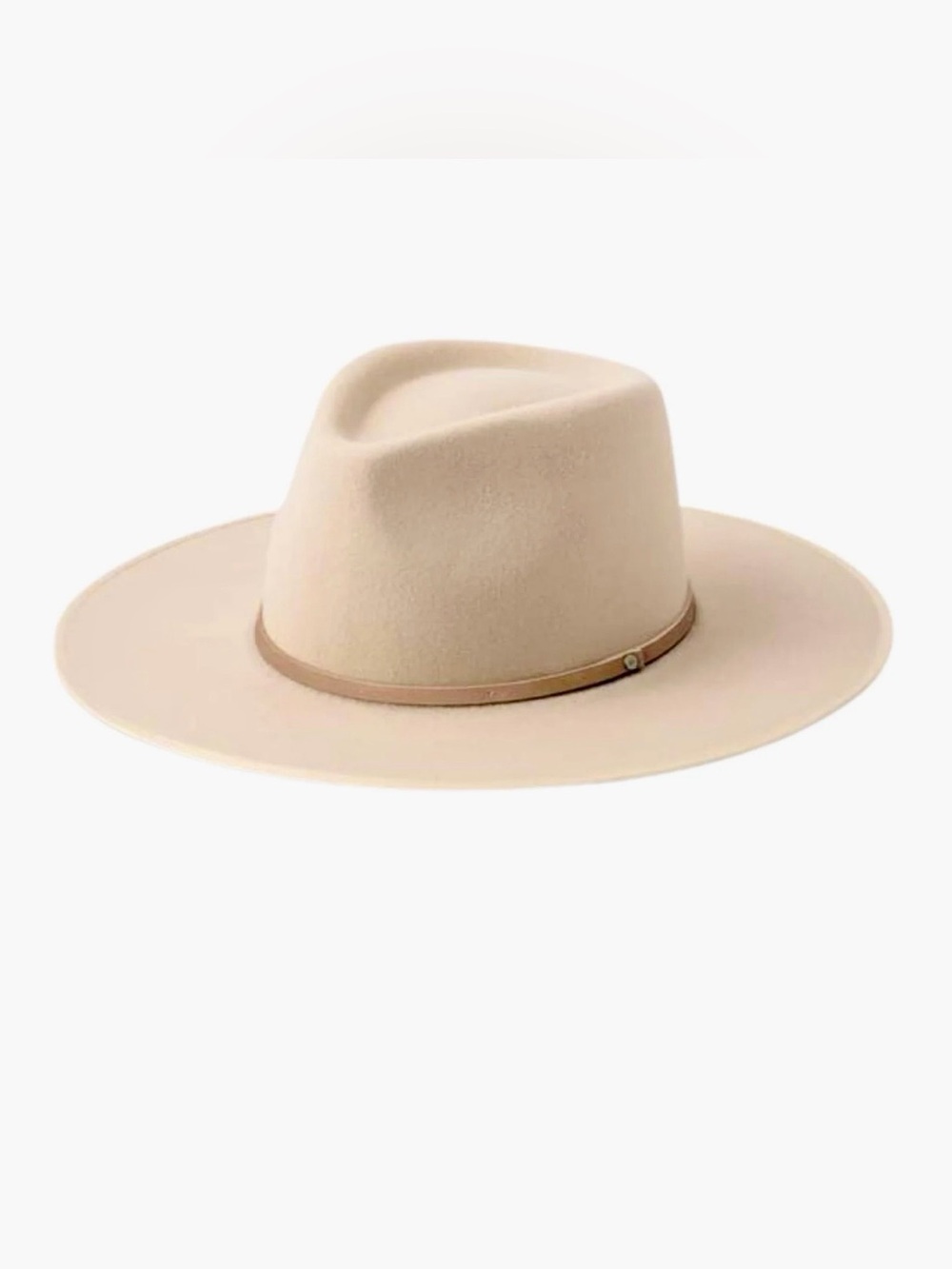 NWOT Will + Bear Andy Boho Cream Australian wool adjustable Wide Brim Hat large